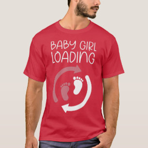 Laddningsfunktionen Flicka Tee Gravid annons