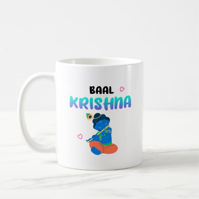 Laddu Gopal Janmashtami Lord Krishna Kaffemugg (Vänster)