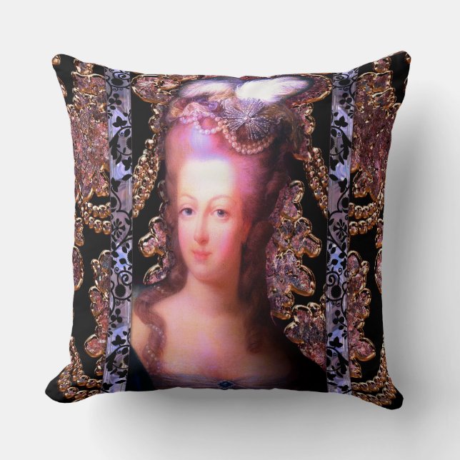 Ladee putsar fransk barock kudde (Framsida)