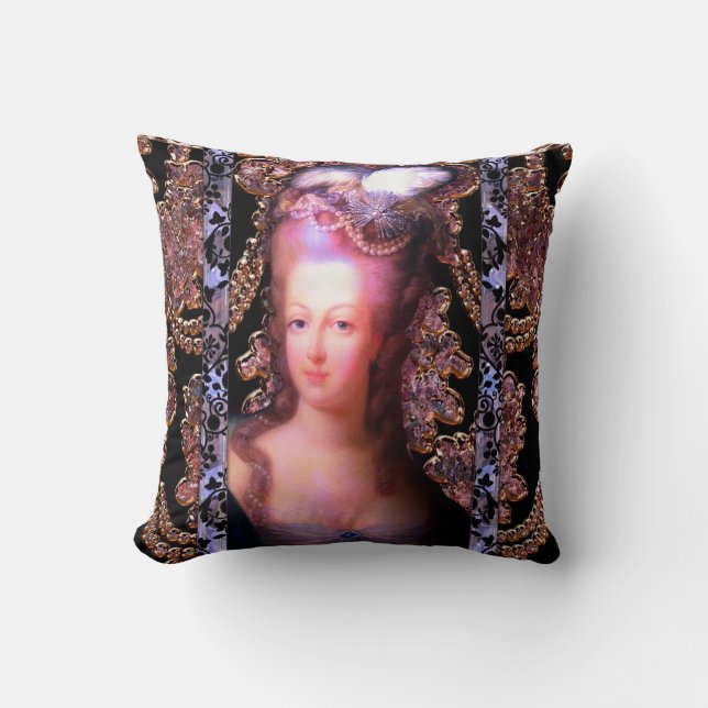 Ladee putsar fransk barock kudde (Framsida)