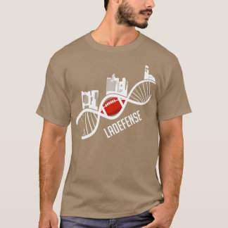 Ladefense American Football Skyline Paris Frankrik T Shirt
