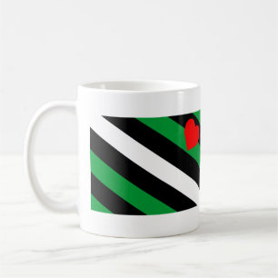Läder Boi Pride Flagga Kaffemugg