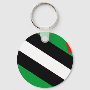Läder Boi Pride Flagga Nyckelring