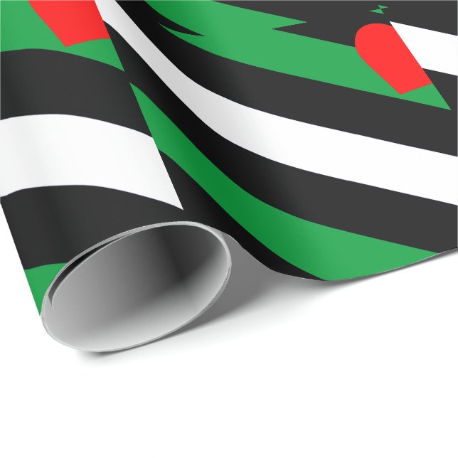 Läder Boi Pride Flagga Presentpapper (Rullad Hörn)