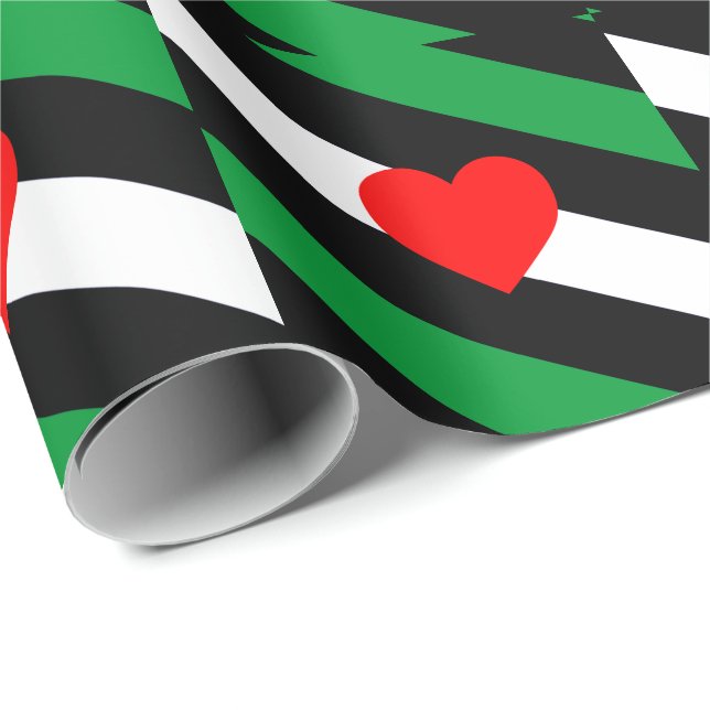 Läder Boi Pride Flagga Presentpapper (Rullad Hörn)