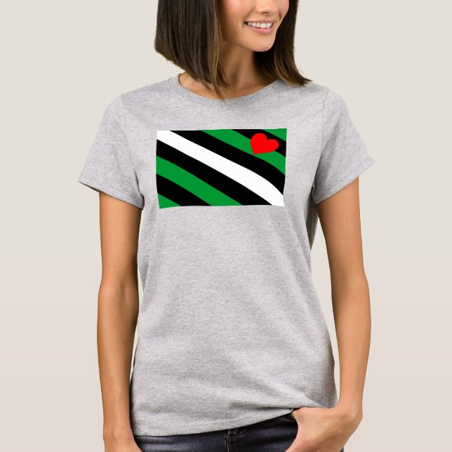 Läder Boi Pride Flagga T Shirt (Framsida)
