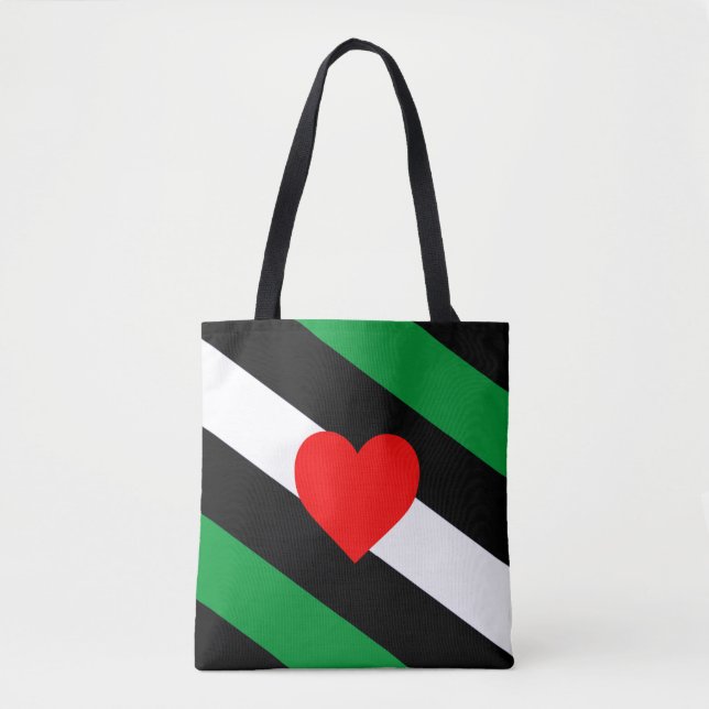 Läder Boi Pride Flagga Tygkasse (Framsida)