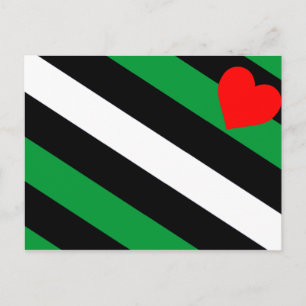 Läder Boi Pride Flagga Vykort