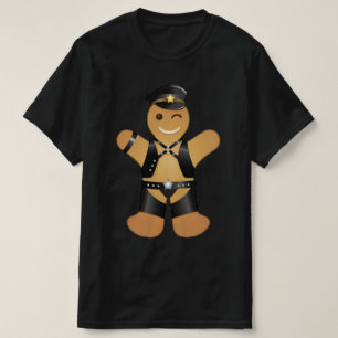 Läder Daddy-Son Motorcykel Biker Rolig T Shirt