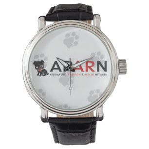 Läder för svarten för vintage för armbandsur