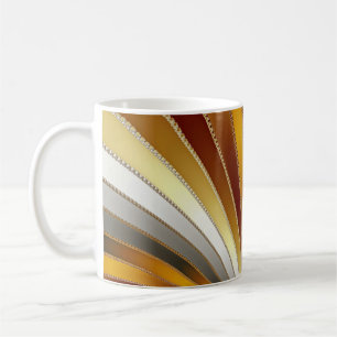 Läder - Fractal Mugg