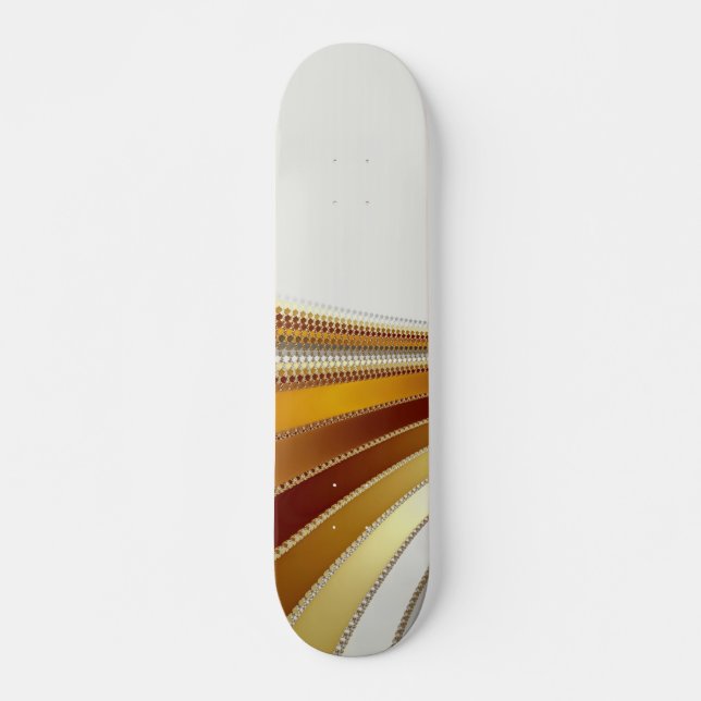 Läder - Fractal Skateboard (Framsida)