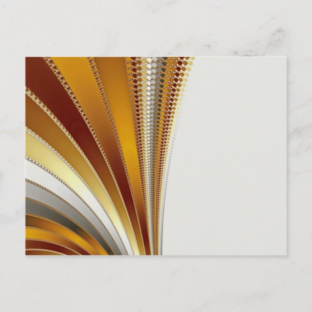 Läder - Fractal vykort (Framsida)