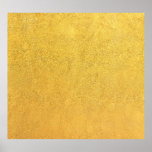 Läder från Bright Guld: Texturerad bakgrund Poster