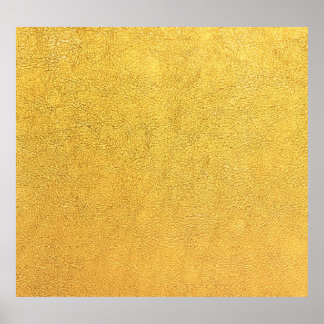 Läder från Bright Guld: Texturerad bakgrund Poster