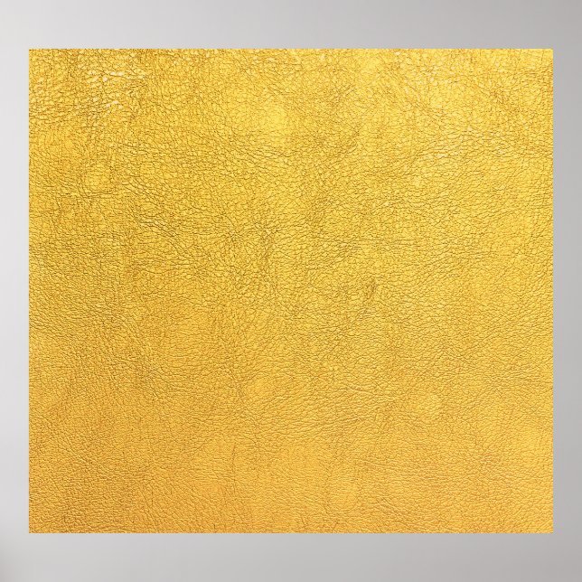 Läder från Bright Guld: Texturerad bakgrund Poster (Framsidan)
