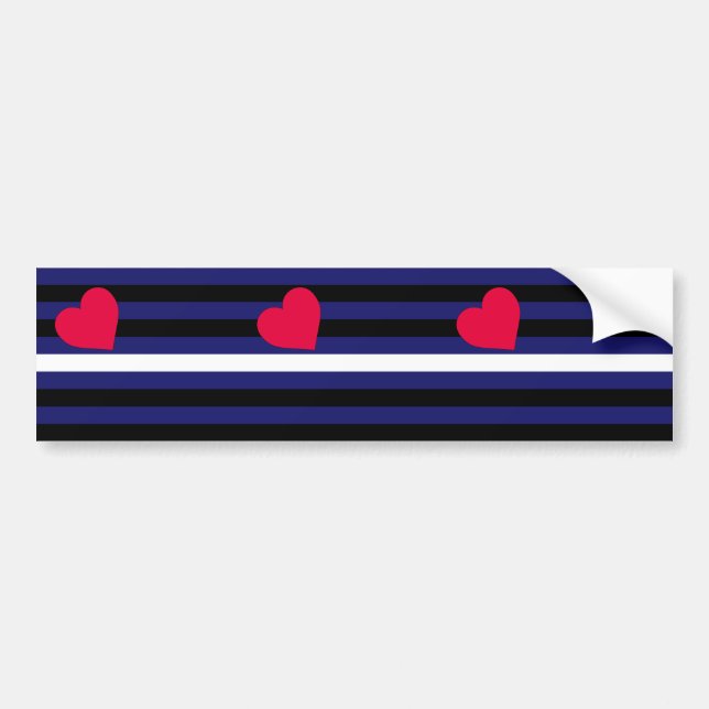 Läder Latex och BDSM Pride Flagga Bildekal (Framsidan)