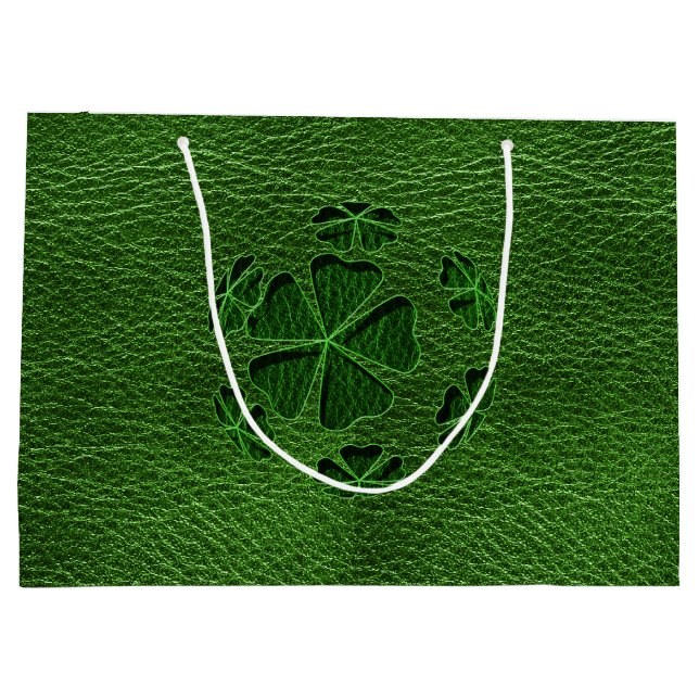 Läder-Look irländare CloverBall (Baksidan)