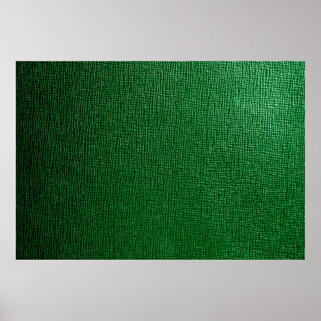Läder med abstrakt mönster i grönt färg. Abst Poster (Framsidan)