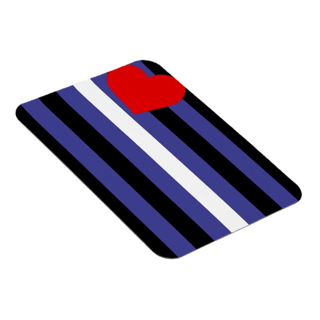 Läder Pride Flagga Magnet (Högersidan)