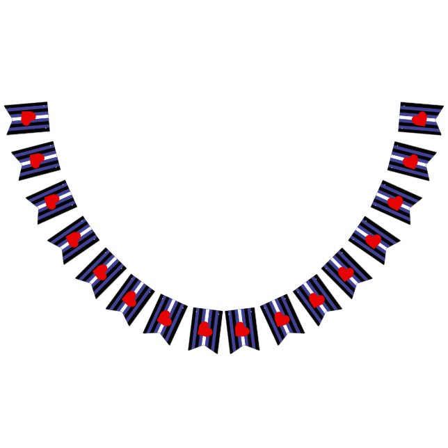 Läder Pride Flagga och Hjärta (Alla)