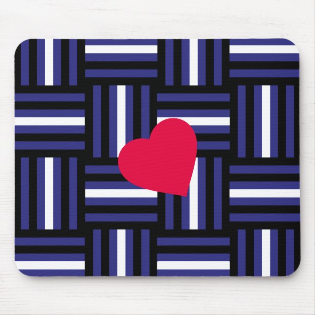 Läder Pride Inspired Mousepad Musmatta (Framsidan)