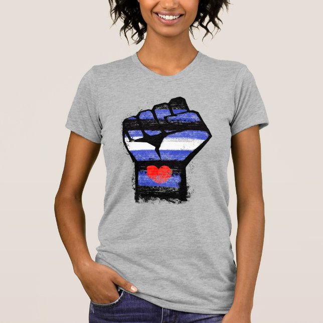 Läder Pride Knut T Shirt (Framsida)