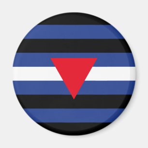 Läder Queer Pride Flagga Magnet