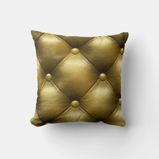 Läder Soffa Elegance: Luxuriöst obolsteri. Kudde (Framsida)