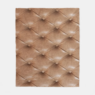 Läder Soffa: Texturerad bakgrund Fleecefilt