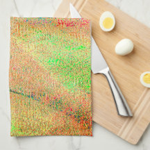 Läder stil skrynklad och orange av grönt som bärs