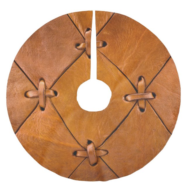 Läder struktur, naturliga självangivelser. julgransmatta borstad polyester (Framsidan)