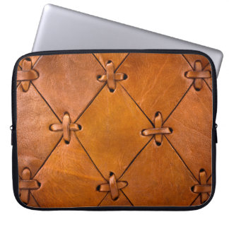 Läder struktur, naturliga självangivelser. laptop fodral