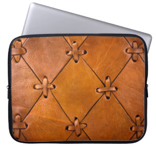 Läder struktur, naturliga självangivelser. laptop fodral