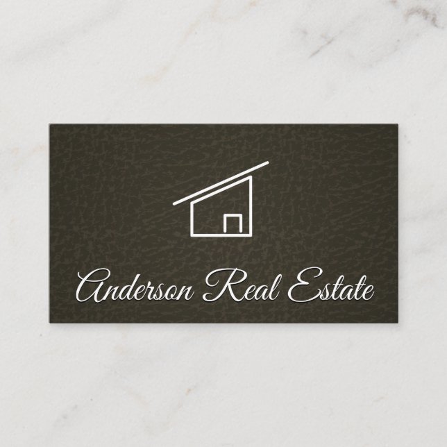 Läderbakgrund | Återförsäljare | Hemikon Visitkort (Framsida)