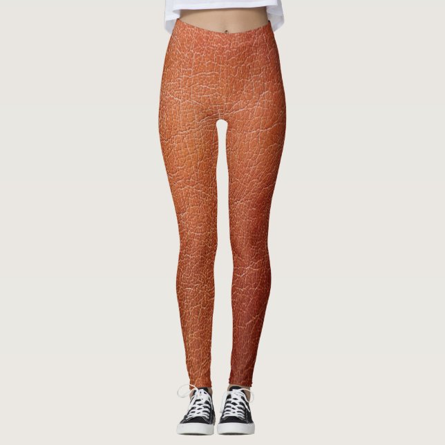 Läderben Leggings (Framsida)