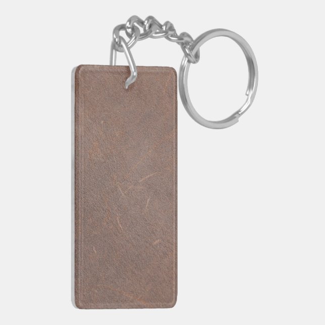 Läderblått Tartan Fabric Crokodile Skin (Vänster Baksida)