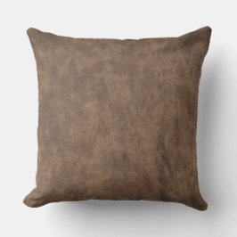 Läderblått Tartan Fabric Crokodile Skin Kudde