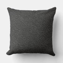 Läderblått Tartan Fabric Crokodile Skin Kudde