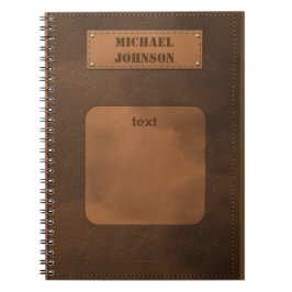 Läderdekoder Anteckningsbok