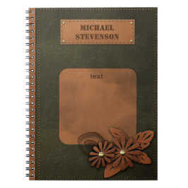 Läderdekoder Anteckningsbok