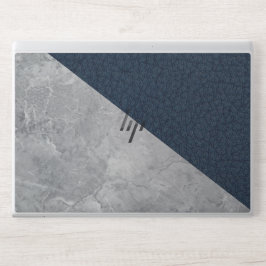 Läderfaux marble masculine  läder HP laptopskin