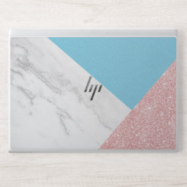 Läderfaux marble masculine  läder HP laptopskin