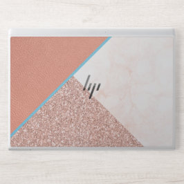 Läderfaux marble masculine  läder HP laptopskin