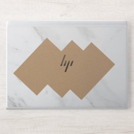 Läderfaux marble masculine  läder HP laptopskin