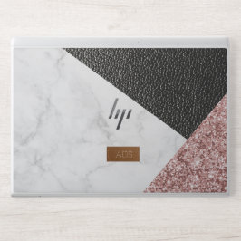 Läderfaux marble masculine  läderutseende HP laptopskin