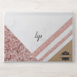Läderfaux marble masculine  läderutseende HP laptopskin
