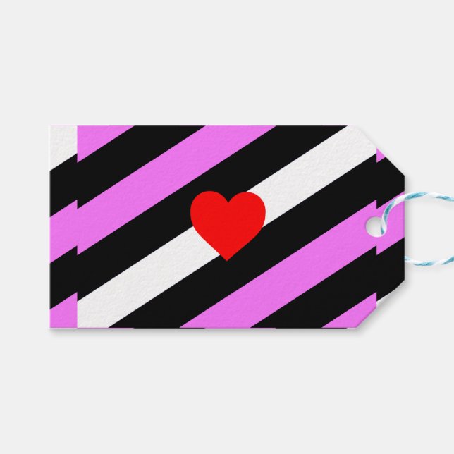 Läderflicka Pride Flagga Presentetikett (Framsidan (Horisontell))