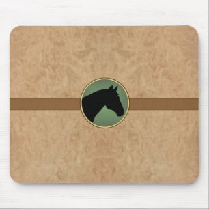 Läderhäst MousePad Musmatta
