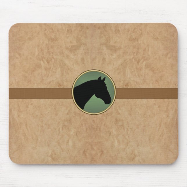 Läderhäst MousePad Musmatta (Framsidan)